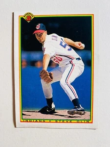 1990 BOWMAN #326 STEVE OLIN ROOKIE NM-MT MLB BASEBALL CARD - Picture 1 of 2