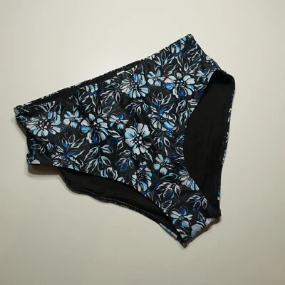 Pantalones de bikini Tempt Me talla XL diseño floral cintura alta cobertura completa traje de baño Foto 1 de 4