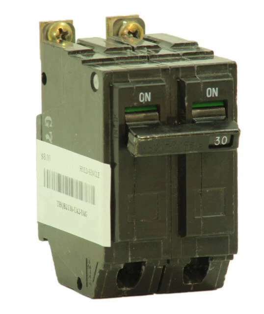 GE THQB2130 2 Pole 30A 240V Circuit Breaker Molded Case