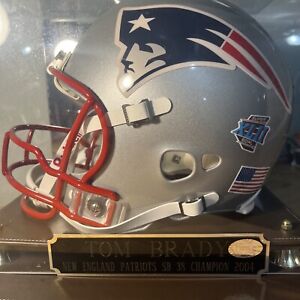 New England Patriots Helmet #12 Super Bowl 38 Champion