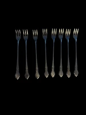 Juego de 8 tenedores de cóctel Northland Oneida de acero inoxidable de colección Foto 1 de 4