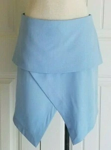 NWT beauty angel boohoo size UK14 EUR42 light blue short layered women's skirt. - Picture 1 of 12