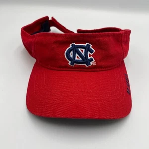 North Carolina Tar Heels Adjustable Visor Hat Cap Red - Picture 1 of 5