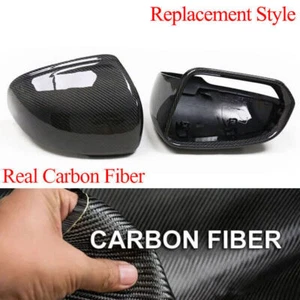 For Volvo C40 V60 S60  S90 2016-23 Carbon Fiber Car Mirror Cover Cap Add On - Picture 1 of 12