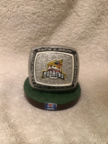Toledo Mud Hens BASEBALL SGA Back to Back Championship Ring Not Bobblehead Cover