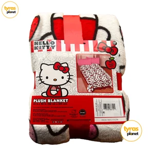Sanrio Hello Kitty Plush Blanket 60in x90inSilk Touch Throw New - Picture 1 of 5