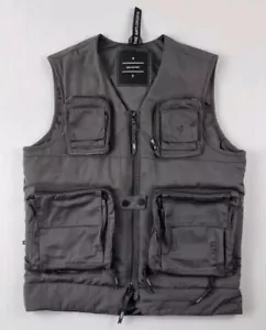 The Anti- Order X Culture Kings Neo Military Vest Police Puffer Charcoal - Picture 1 of 10