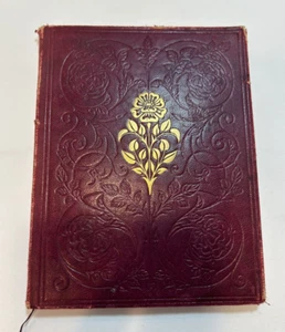 The Luxembourg Paris Great Art Galleries MCMIX 1909 Miniature Red Leather - Picture 1 of 7