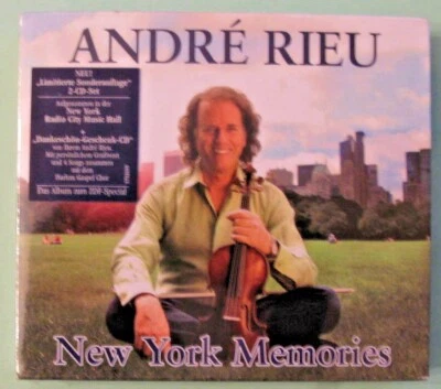 ANDRÉ RIEU  New York Memories  Lim. Sonderauflage  2-CD-Set NEU - Bild 1 von 2
