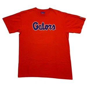 Florida Gators Men's Retro Logo Champion Graphic T-Shirt Size L Orange Blue - Picture 1 of 13