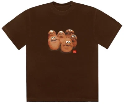 *NEW* Travis Scott x McDonald's Squad III Brown T-Shirt - Size Small (see meas.) - Image 1 of 4