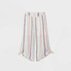 Girs' Side-Tie Woven Pants - Art Class Size L 10/12 - Picture 1 of 4