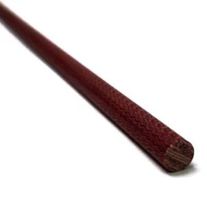 Red Canvas Micarta- Solid Round Rod Pin Stock- Various Sizes- 1pc - Picture 1 of 4