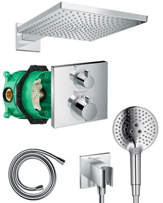 Hansgrohe Duscharmatur Unterputz Set Raindance Ecostat Duschsystem Regendusche - Bild 1 von 4
