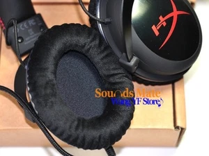 Smooth Velvet Cushion Ear Pads For HyperX Hyper X Cloud Gaming Headset Headphone - Picture 1 of 10