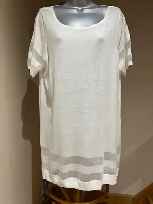 New Women’s Twiggy for M&S Collection Ivory Round Neck Top - Imagem 1 de 3
