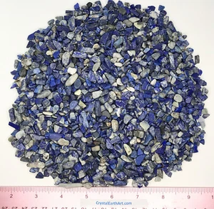 Lapis Lazuli polished Mini ( size 3/16" to 1/4" or 5-7mm) 1/2 lb - Picture 1 of 2