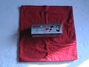 BIKEIT MOTORCYLE SCOOTER ATV QUAD BIKE CYCLE WINTER THERMAL NECK TUBE RED - Picture 1 of 1