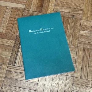 1996 Berkshire Hathaway Annual Report An Owner’s Manual - Picture 1 of 9