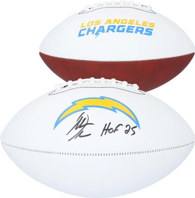 Antonio Gates San Diego Chargers Firmado Franklin Panel Blanco Fútbol con Insc del patio Foto 1 de 3