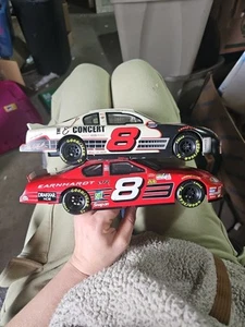 Rare Collectible 2002 & 2003 (2) Dale Earnhardt Jr #8 Monte Carlo White And Red - Picture 1 of 12