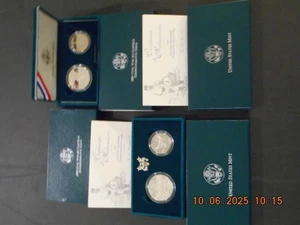 1995 Civil War Battlefield Commemorative coins - Silver proof and mint sets COA - Picture 1 of 6