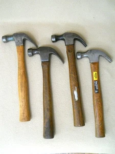 Vintage Klauenhammer Konvolut / Handwerker / Plumb / Stanley - Bild 1 von 12