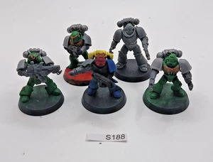 Warhammer 40k Marines Espaciales Primogénitos Escuadrón Táctico x5 Lote de Trabajo Fuera de Stock - Imagen 1 de 1