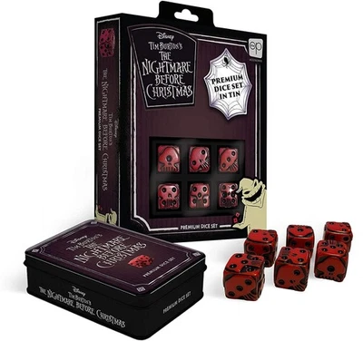 Nightmare Before Christmas Premium Dice Set | Includes 6 Acrylic Dice - Image 1 of 4