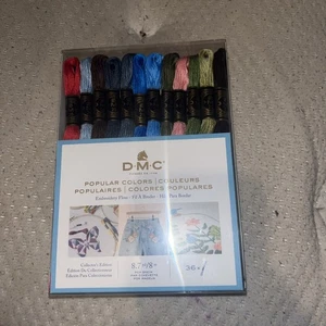 DMC Floss Popular Colors 36 Skeins 6 Strand Embroidery Thread - Picture 1 of 2