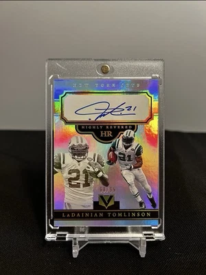 2017 Panini Vertex - Highly Revered LaDainian Tomlinson On Card Auto /99 - Image 1 of 2