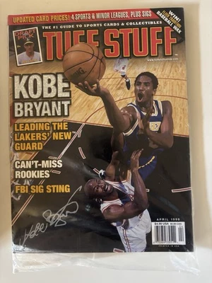 1998 Tuff Stuff Magazine abril 1998 Kobe Bryant EX Cond. - Imagem 1 de 4