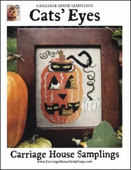 Cats' Eyes by Carriage House Samplings cross stitch pattern - Image 1 of 1