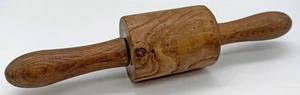 Antikes / Vintage schmales Nudelholz aus Holz - die Rolle ist 3,5 cm breit - Bild 1 von 5