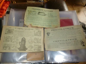Ancienne Quittance d Electricité 1927 29 Pub Electro-ménager Timbres fiscaux - Picture 1 of 2