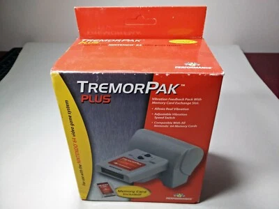 RARE NEW In Box Performance Rumble TremorPak Plus with 123 PAGES Memory Card for - Изображение 1 из 4