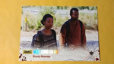 PWE . 2016 cryptozoic walking dead season 4 silver foil parallel /99 #53 114 - Image 1 of 2