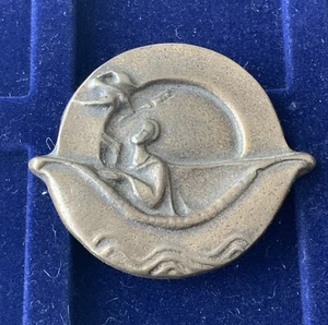 Massive Handmade Rare Vintage Bronze Medal In Honour Of 1991 Christmas Germany - Picture 1 of 6