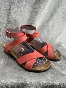 Nuevo Sandalia Papillio by Birkenstock Rojo Lola Correa al Tobillo Para Mujer Talla 37 Zapatos - Imagen 1 de 11