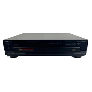 Sony Retro 5 Disc Compact CD Changer Player System CDP-C40 Tested & Working - Picture 1 of 12