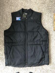 Nike Golf Reversible (Men's XL) Synthetic Fill Black Full Zip Vest 932303-010