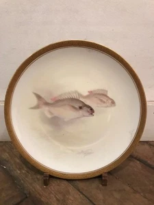 ROYAL DOULTON Porzellan Fisch Schrank Teller BRAIZE handbemalt von SAMUEL WILSON - Bild 1 von 6