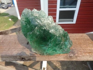 Glass Rock Slag Pretty Clear Green 7.14 lbs W31 Rocks Landscaping Aquarium - Picture 1 of 1