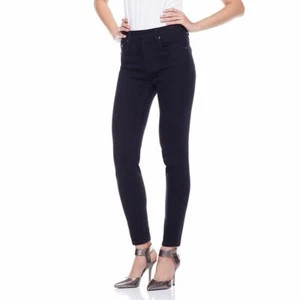 Jeans/leggings ajustados DG2 Diane Gilman ~ XS ~ súper elásticos NEGROS - Imagen 1 de 8