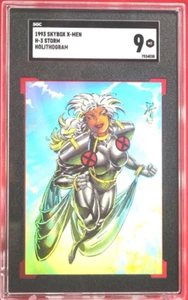 Marvel Masterpieces H-3 Storm Holo 1993 SGC 9 - Foto 1 di 2