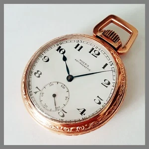 Antique Swiss/Canadian MOERIS Antimagnetic Pocket Watch Cal. 19H 15 Jewels - Picture 1 of 13