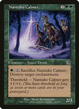 MTG 1X NANTUKO CALMER TORMENT  NEAR MINT/MINT FOIL