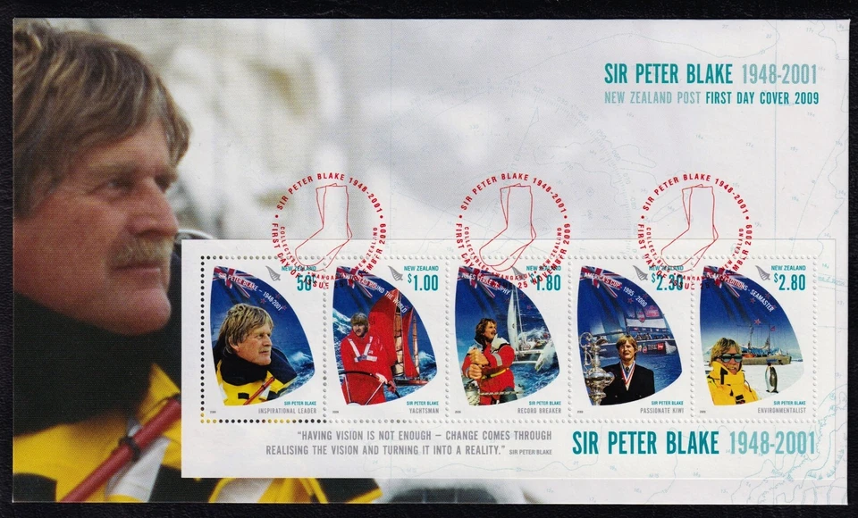 New Zealand 2009 Sir Peter Blake Miniature Sheet First Day Cover FDC SC 2287a - Image 1 of 1