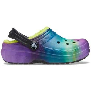 Crocs Kids Classic Lined Out of This World Clog Slippers - Picture 1 of 6