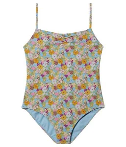 Roxy Girl's Nostalgic Seaside One-Piece Swimsuit Fern Memories 12 Big Kid - Picture 1 of 2